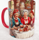 Gıybet vintage baskı büyük boy kupa