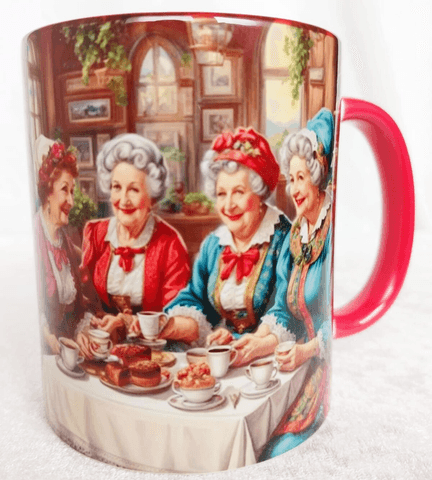 Gıybet vintage baskı büyük boy kupa