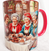 Gıybet vintage baskı büyük boy kupa