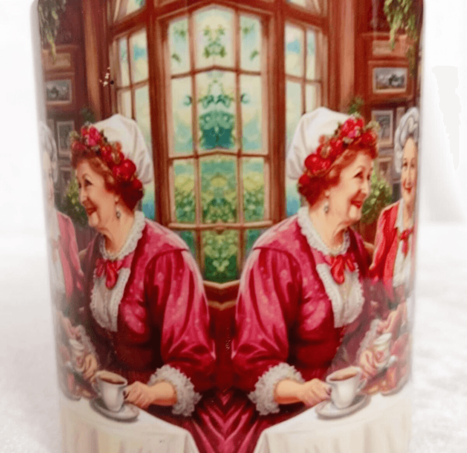 Gıybet vintage baskı büyük boy kupa