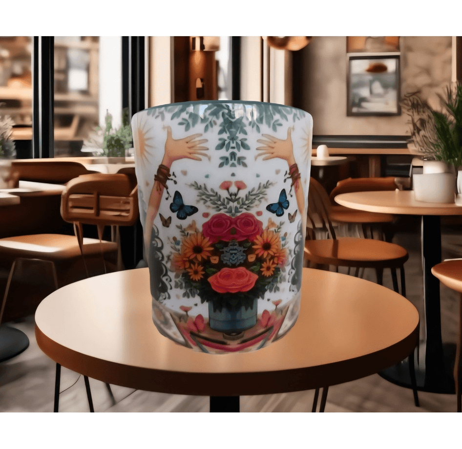 Huzur vintage baskı büyük boy kupa