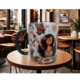 Huzur vintage baskı büyük boy kupa