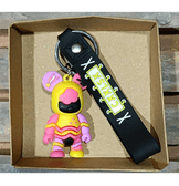 Renkli sevimli ayıcık model4  silikon lüks anahtarlık çanta aksesuar