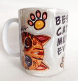 Cat Mum Büyük Boy Porselen Kupa