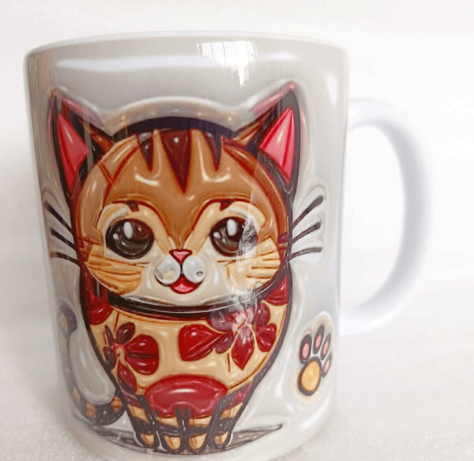 Cat Mum Büyük Boy Porselen Kupa