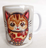 Cat Mum Büyük Boy Porselen Kupa