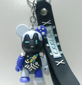 Renkli sevimli ayıcık model3  silikon lüks anahtarlık çanta aksesuar