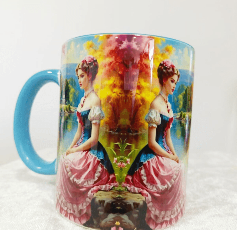 Vintage tasarım büyük boy kupa