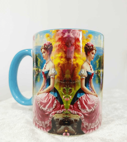 Vintage tasarım büyük boy kupa