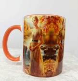 Vintage tasarım büyük boy kupa