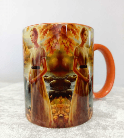 Vintage tasarım büyük boy kupa