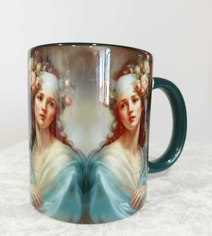 Vintage tasarım büyük boy kupa