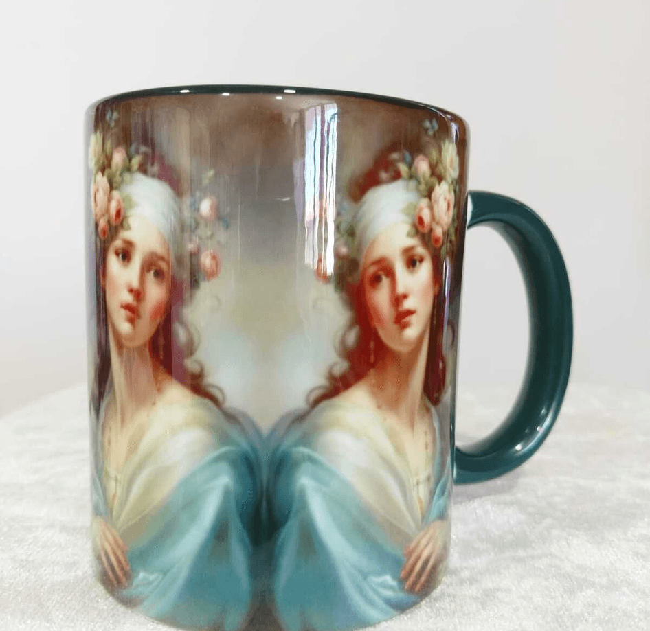 Vintage tasarım büyük boy kupa