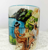 Huzur baskı büyük boy kupa