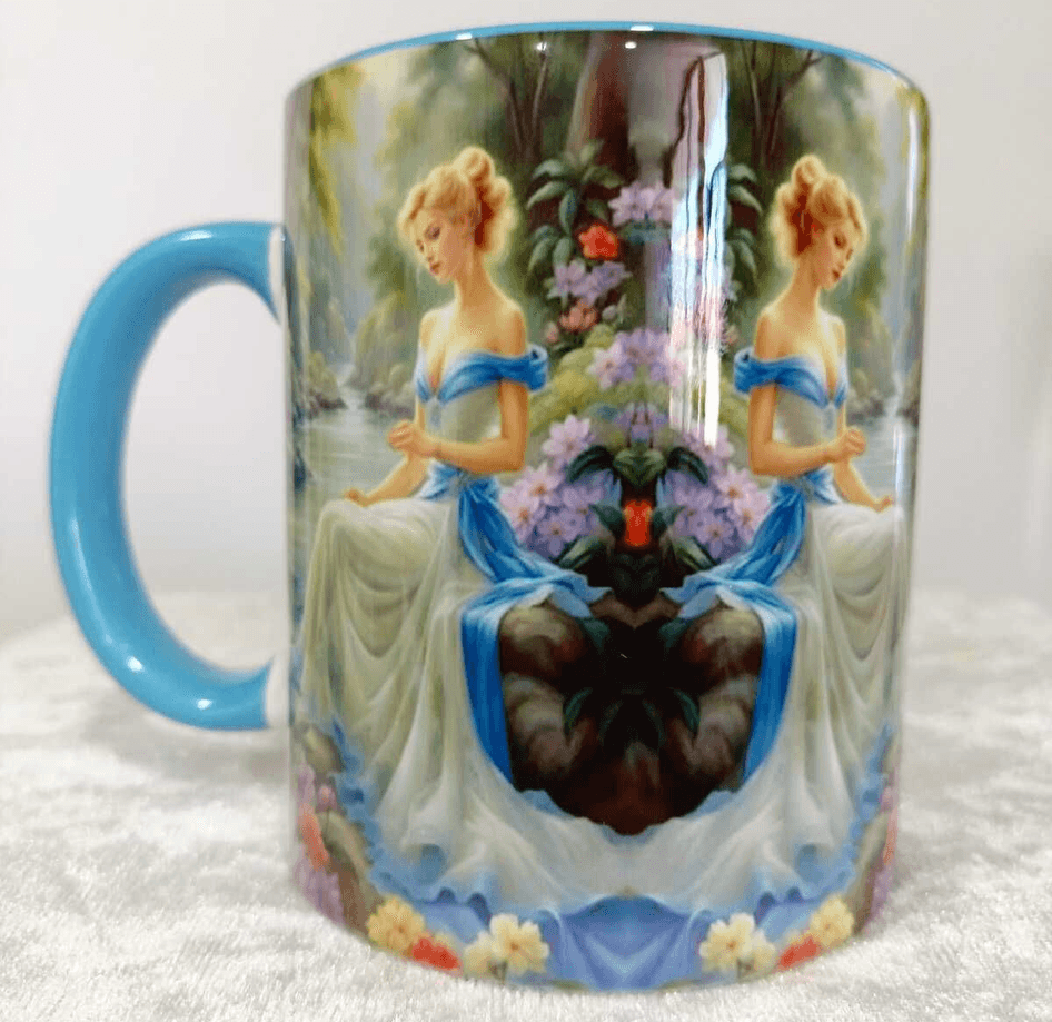 Vintage tasarım büyük boy kupa