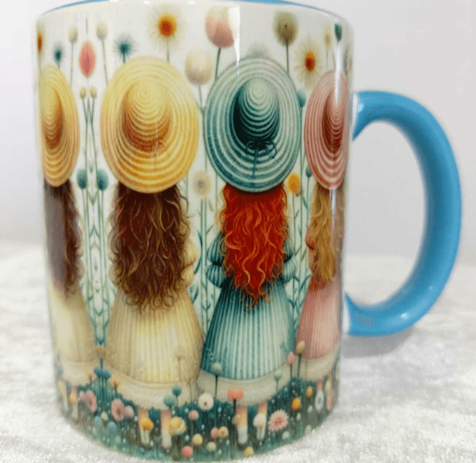 Arkadaşım Vintage tasarım büyük boy kupa