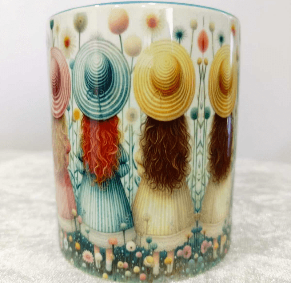 Arkadaşım Vintage tasarım büyük boy kupa