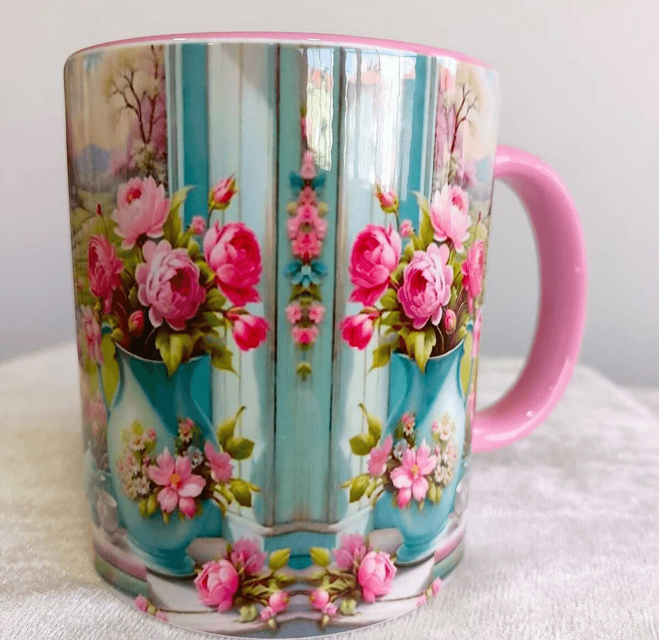 Vintage tasarım büyük boy kupa