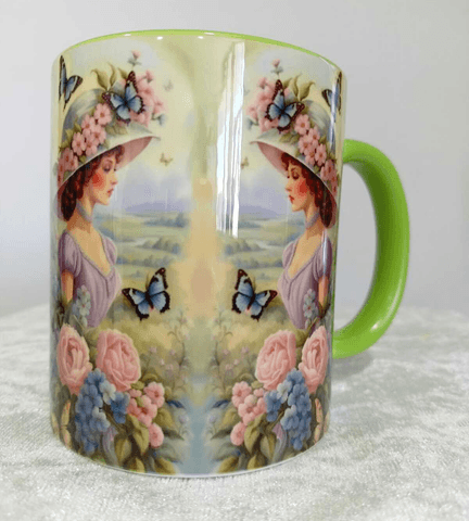 Vintage tasarım büyük boy kupa