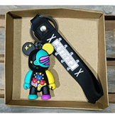 Renkli sevimli ayıcık model2 silikon lüks anahtarlık çanta aksesuar