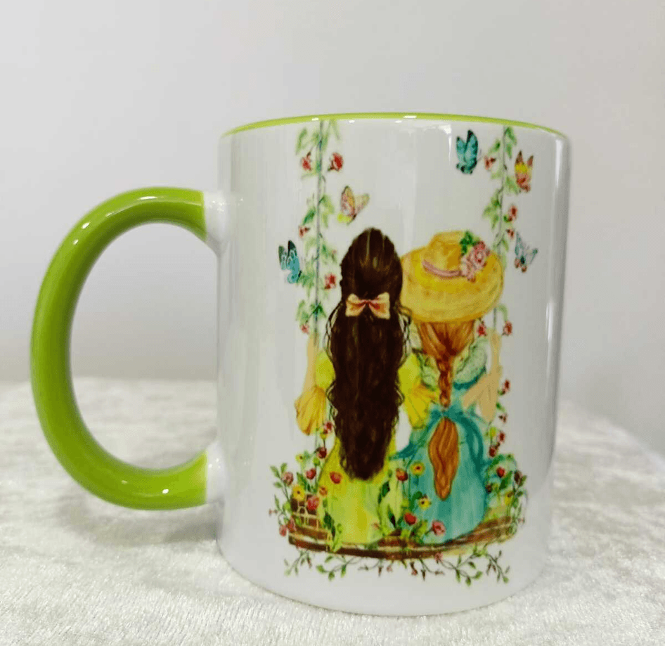 Arkadaşım Vintage tasarım büyük boy kupa