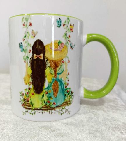 Arkadaşım Vintage tasarım büyük boy kupa