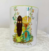 Arkadaşım Vintage tasarım büyük boy kupa