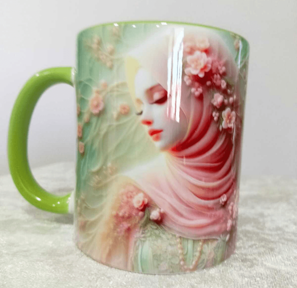 Tesettür 3D baskı büyük boy kupa