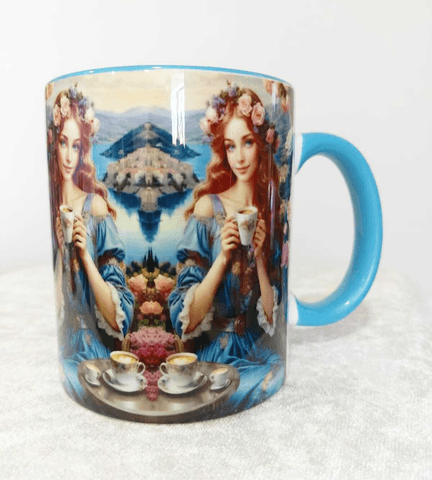 Vintage tasarım büyük boy kupa