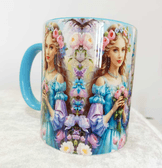 Vintage tasarım büyük boy kupa