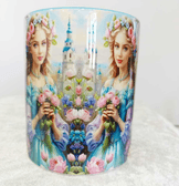 Vintage tasarım büyük boy kupa