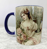 Vintage tasarım büyük boy kupa