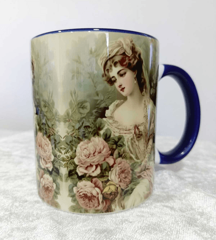 Vintage tasarım büyük boy kupa