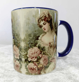 Vintage tasarım büyük boy kupa