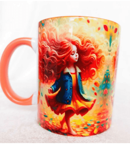 Hayat ışığı vintage tasarım kaliteli porselen kupa