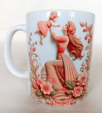 Anneler günü otantik tasarım kaliteli porselen kupa