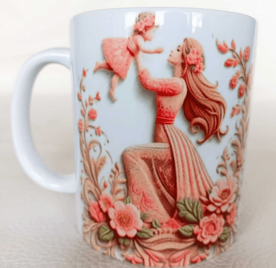 Anneler günü otantik tasarım kaliteli porselen kupa