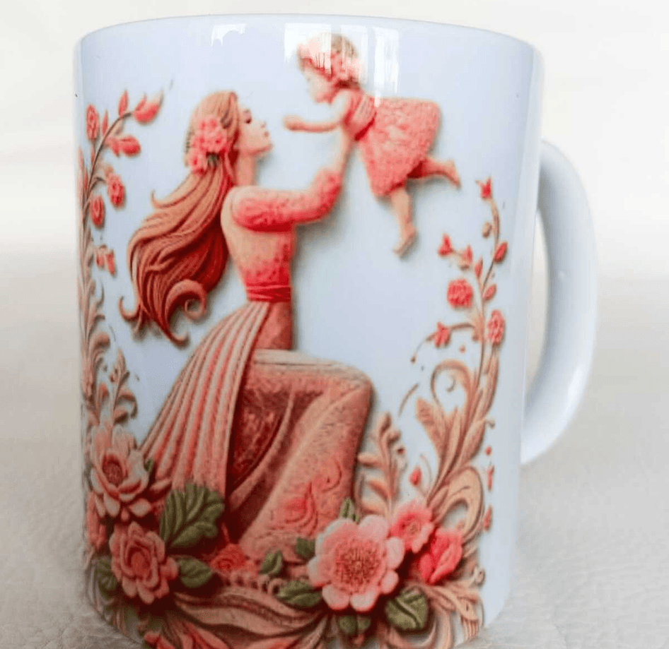 Anneler günü otantik tasarım kaliteli porselen kupa