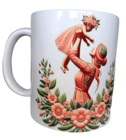 Anneler günü otantik tasarım kaliteli porselen kupa