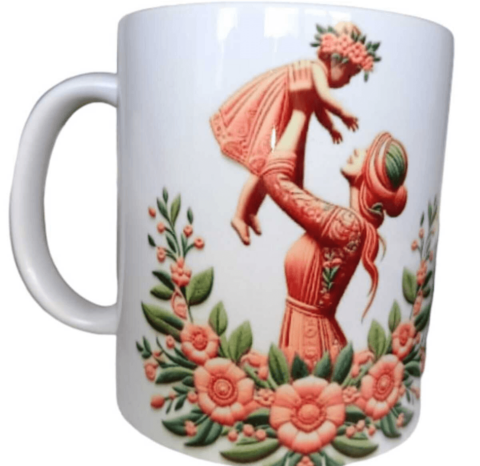 Anneler günü otantik tasarım kaliteli porselen kupa