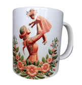 Anneler günü otantik tasarım kaliteli porselen kupa