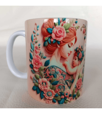 Anneler günü otantik tasarım kaliteli porselen kupa