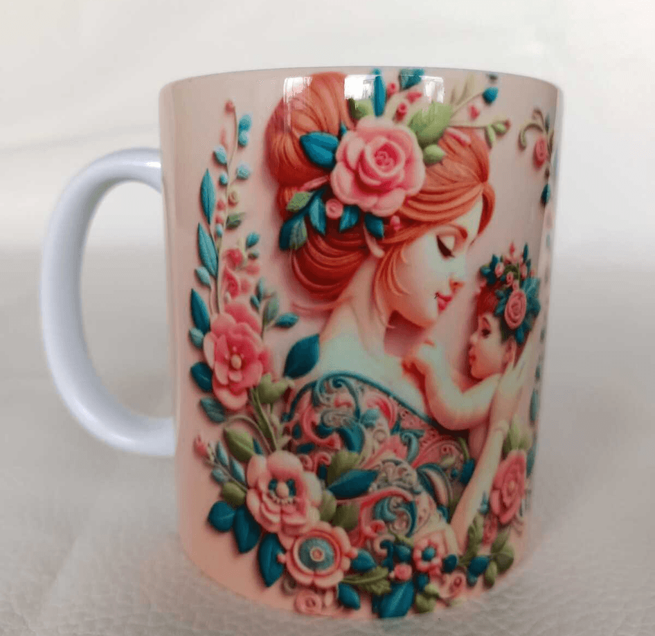 Anneler günü otantik tasarım kaliteli porselen kupa