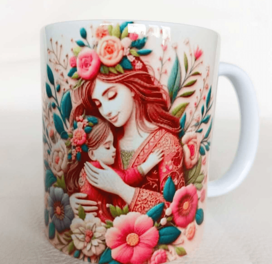 Anneler günü otantik tasarım kaliteli porselen kupa