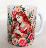 Anneler günü otantik tasarım kaliteli porselen kupa