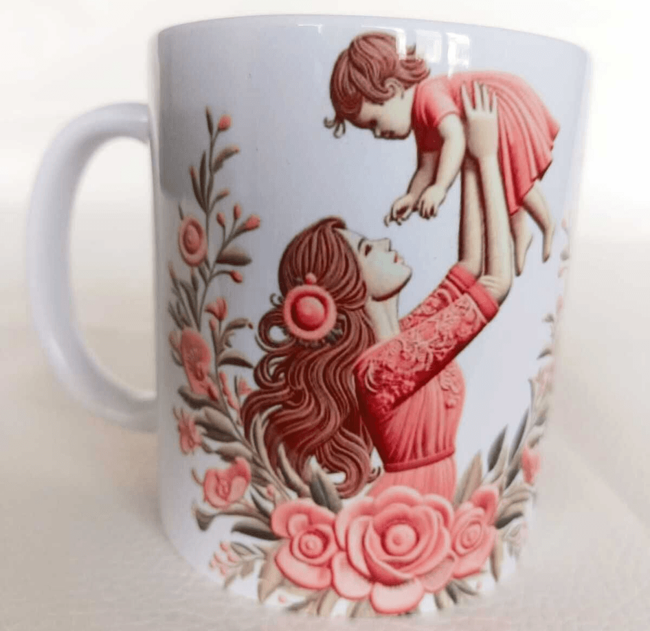 Anneler günü otantik tasarım kaliteli porselen kupa