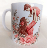 Anneler günü otantik tasarım kaliteli porselen kupa