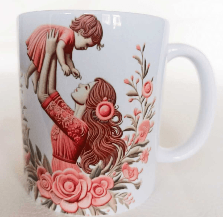 Anneler günü otantik tasarım kaliteli porselen kupa