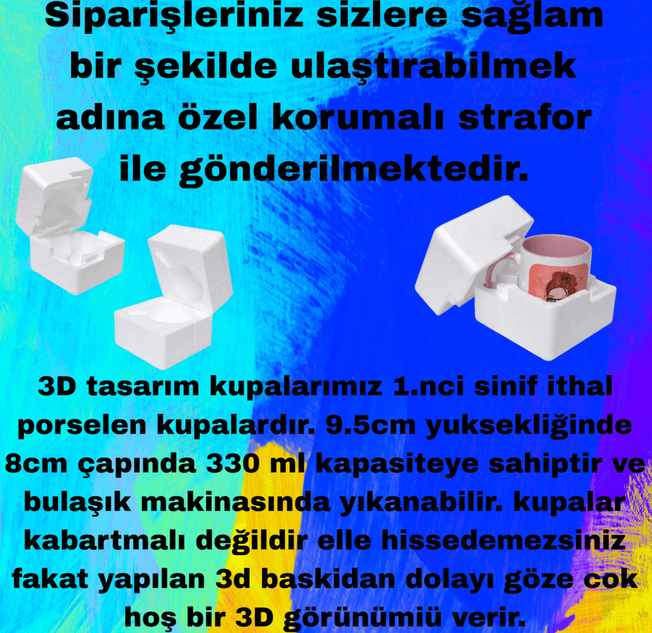 Sevimli kupa 3D baskı