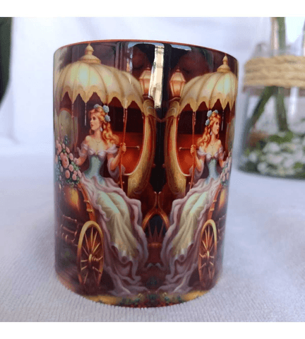 Vintage tasarım büyük boy kupa